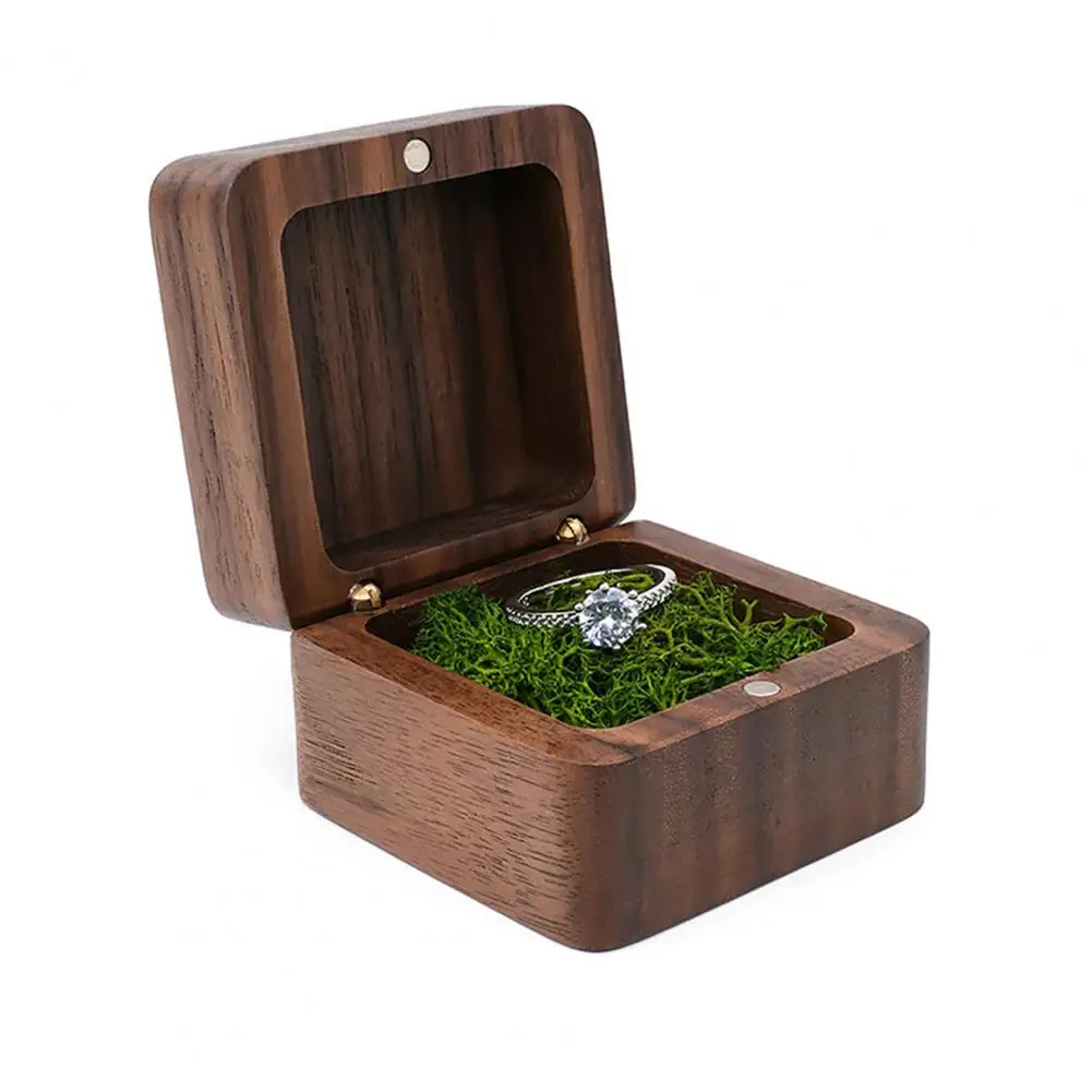 Custodia Regalo Ad Anello Angoli Arrotondati Scatola Ad Anello In Più Stili Scatola Per Orecchini Dal Design Vintage Muslimex