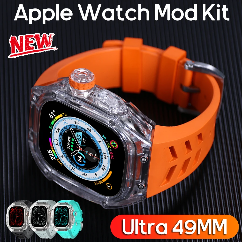 Apple Watch Luxury Case Band  Apple Watch Ultra Case Band - Luxury Apple  Watch 49mm - Aliexpress