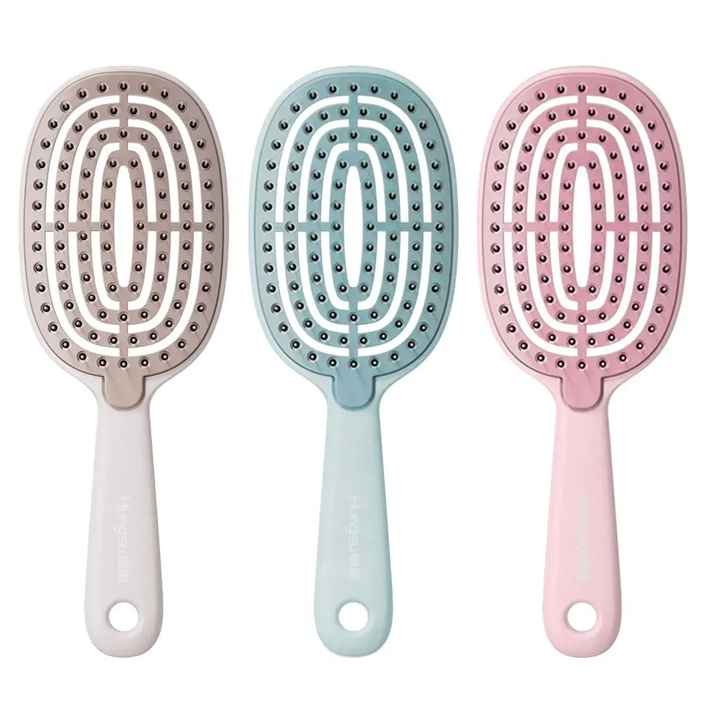 Fashion Hollow Massage Comb Anti-static Elegant Scalp Massage Brush Convenient Wet Dry Use Hair Brush Styling Tool
