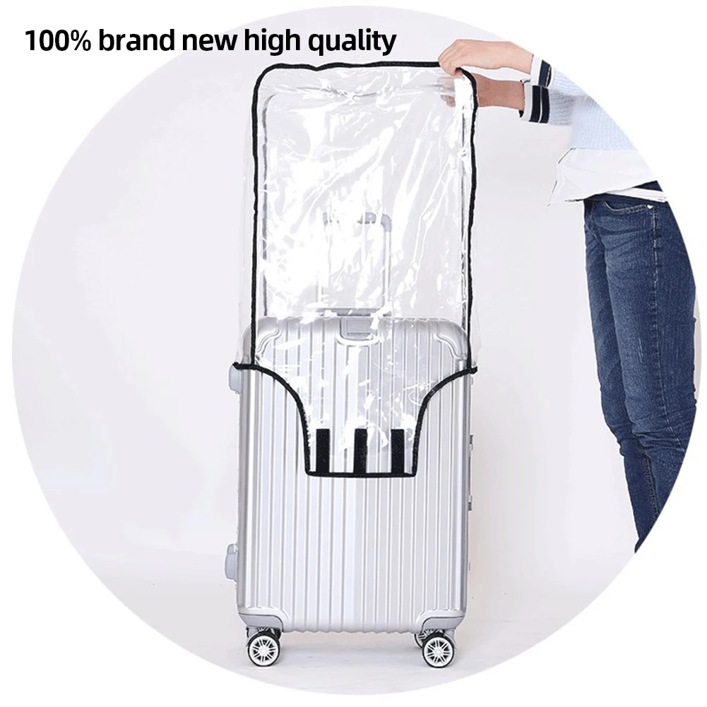 18-30inch Luggage Cover PVC Travel Waterproof Suitcase Protector Scratch-resistant For Wheeled Suitcase