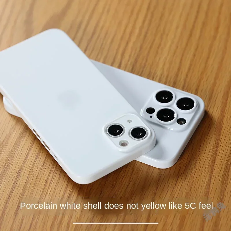 Sleek Matte Slim Clear Shockproof Phone Case - Ultra Thin Design
