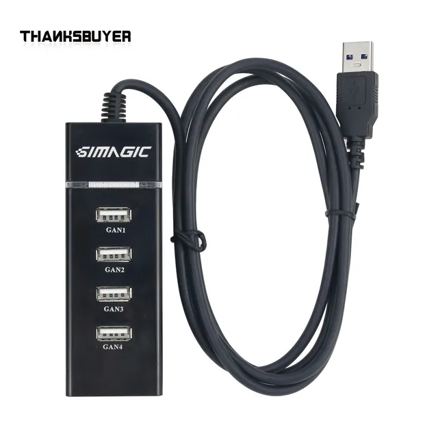 Simagic USB Hub USB3.0 Splitter Multi-function 1 in 4 Out USB Hub for Simagic Alpha Base 1