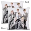 EXOs Pillow Covers Cartoon Sofa Decorative Home Double-sided Printing Short Plush Cute Cushion Cover 4