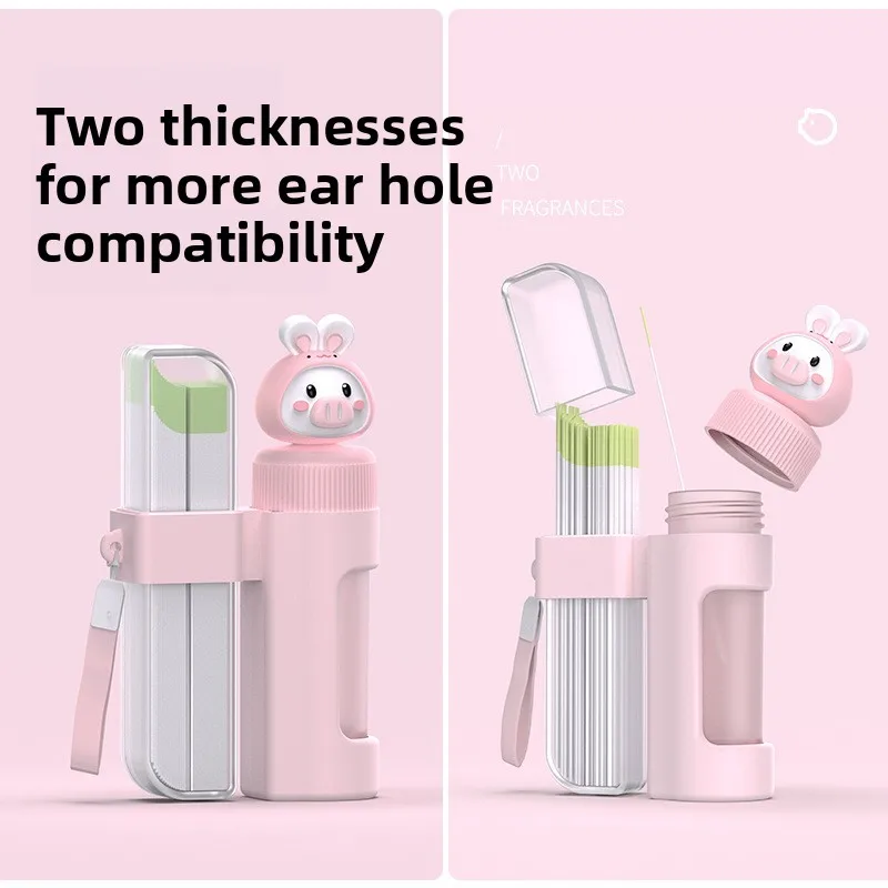 업그레이드된 인형 귀 청소 실 귀 구멍 먼지 제거 냄새 제거 일본 귀 세척 도구 귀 라인 청소 장난감 인형