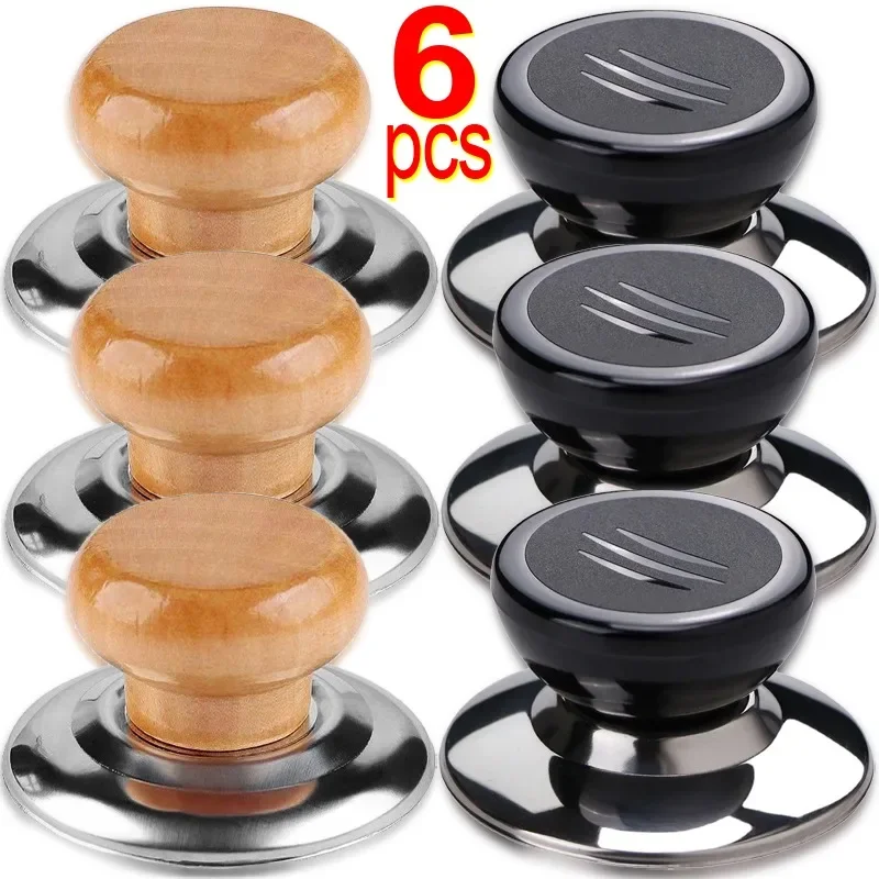 Kitchen Pot Lid Knobs Universal Pan Lid Holding Tops Replacement Hand Grip Caps Handle Heat-Resistant Cookware Handgrip Tool