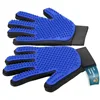 2-in-1 pet grooming gloves for dogs and cats