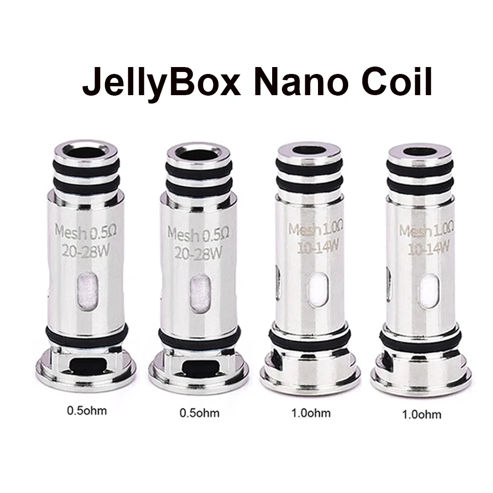 

2/3/5pcs Jellybox Nano X Coil 0.5ohm 1.0ohm Mesh Coils for Jellybox Nano X Air X/ Z/F Pods Cartridge