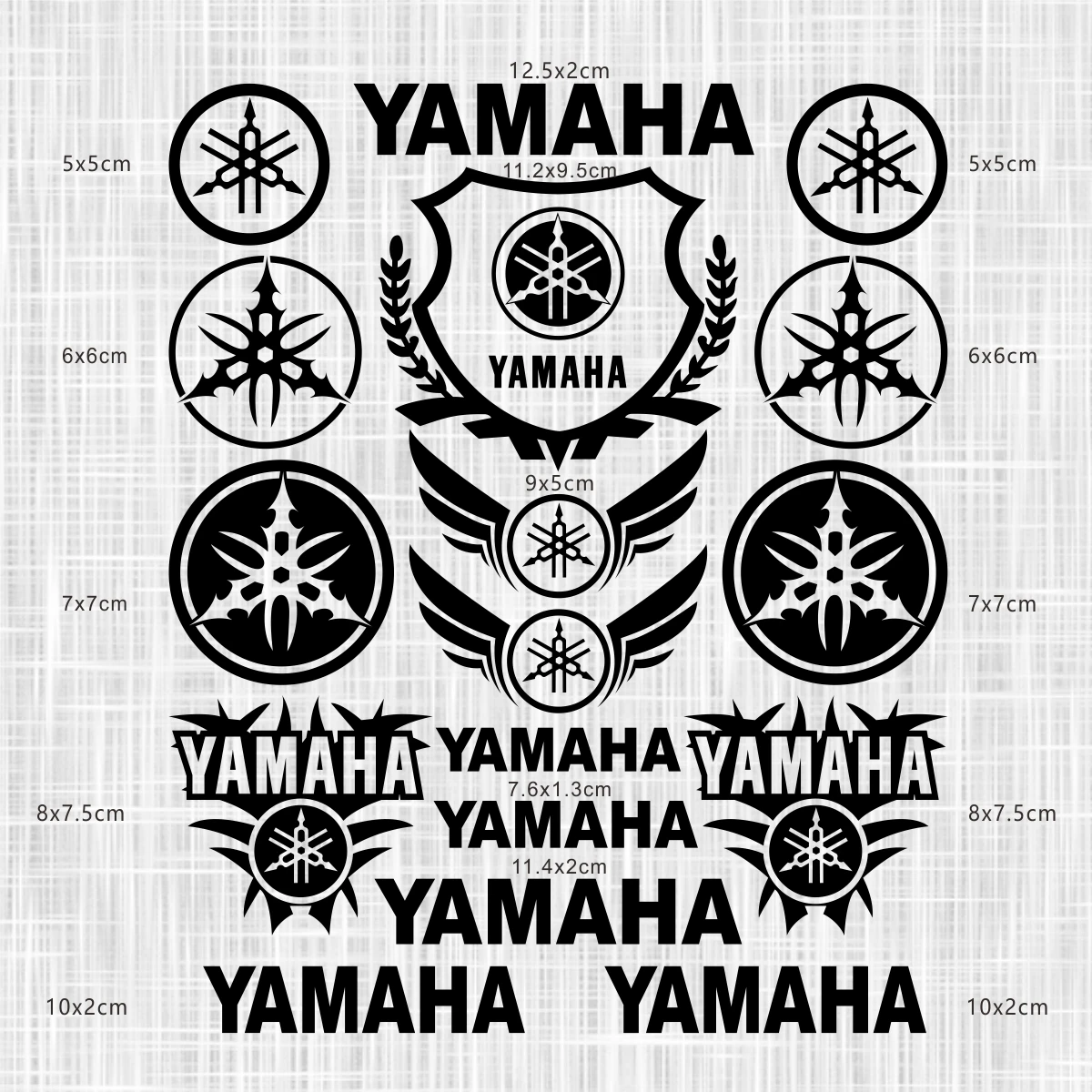 Yamaha Motorcycle Logo PNG Sticker: The Ultimate Guide for Riders Who Want  Authenticity and Durability, image size:1200x1200