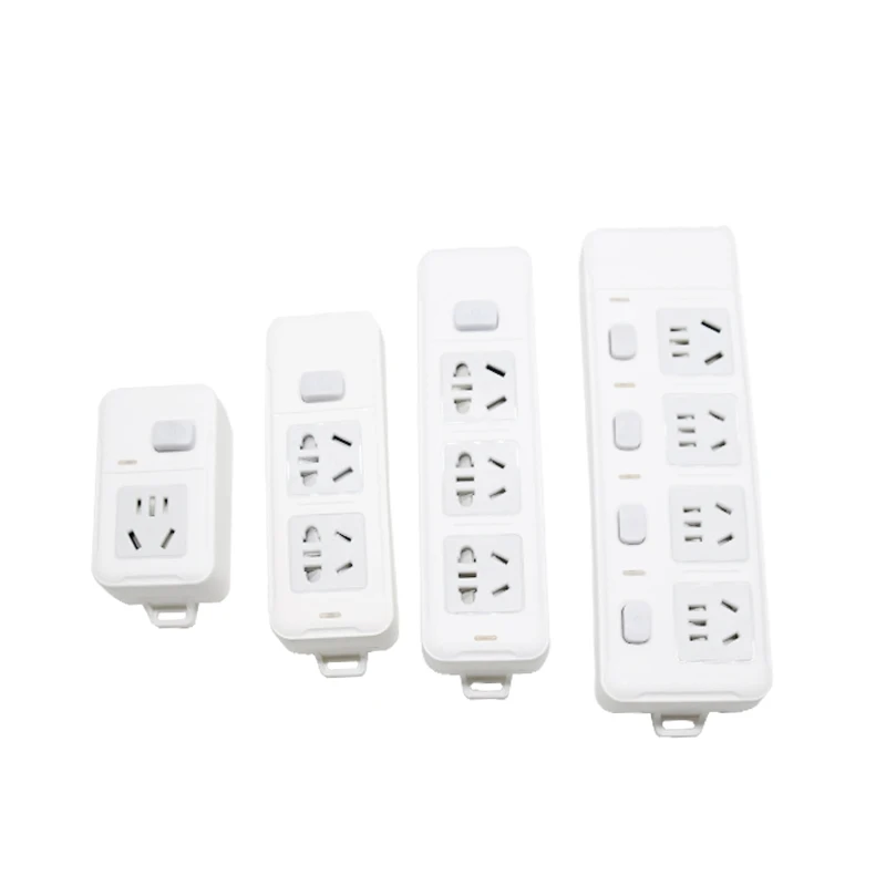 Power Strip Socket with Power on/off Safety Door Three stage 10A 16A