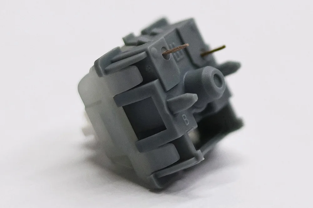 Interruptor Acinzentado Ever Gateron Fábrica de Teclado Mecânico Nylon Pré-lubed pc 5pin Smd mx ef 59g - Imagem 4