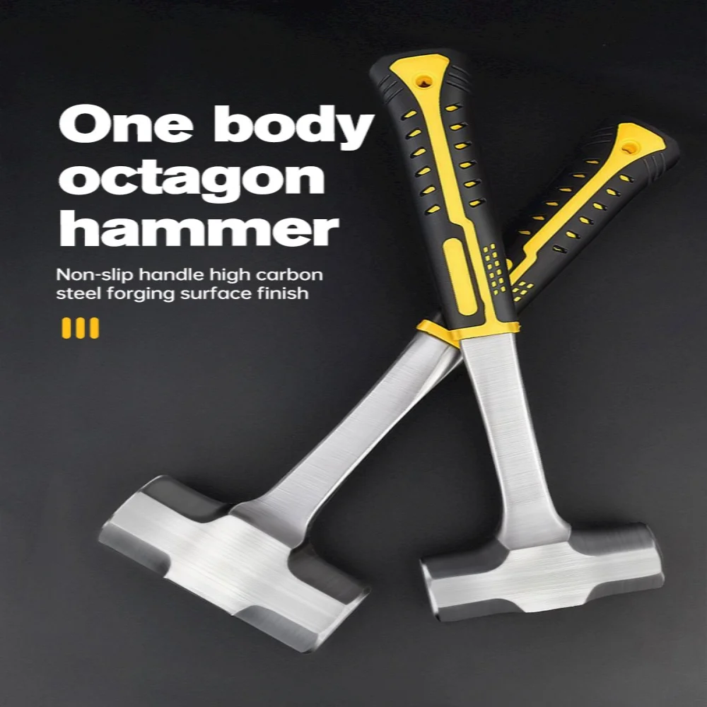 

Многофункциональные ручные инструменты, профессиональный молоток с плоской головкой для геологических исследований, Высокоуглеродистая сталь, заостренный наконечник, ручной инструмент