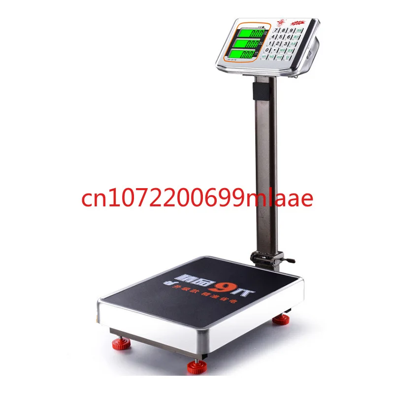 

Scale 300kg Pricing Weighing Instrument Color Changeable 200kg Electronic Platform Waterproof