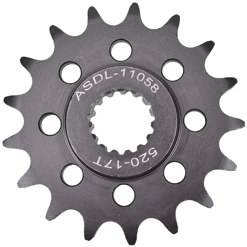 

520 17T Front Sprocket Gear For KTM 620 SC 2000 2001 625 660 SMC 640 LC4 620 Duke 1995-1998 640 LC4 Duk 690 SM 2008 2009 520-17T