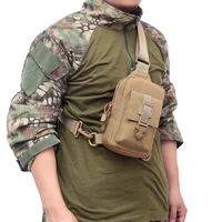 Tactical Chest Bag Outdoor Trekking Pack EDC Sports Bag Shoulder Bag Crossbody Pack Assault Pouch for Hiking Cycling Campinga 1