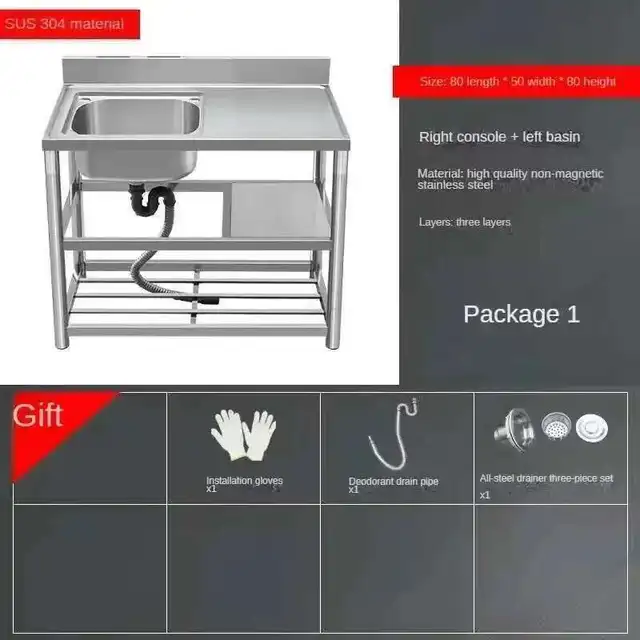 304 สแตนเลสพร้อมขายึดแบบบูรณาการอ่างล้างจานอ่างล้างหน้า Creative สามชั้นอ่างล้างจาน Modern Home KITCHEN อุปกรณ์เสริม 2 304 สแตนเลสพร้อมขายึดแบบบูรณาการอ่างล้างจานอ่างล้างหน้า Creative สามชั้นอ่างล้างจาน Modern Home KITCHEN อุปกรณ์เสริม 2