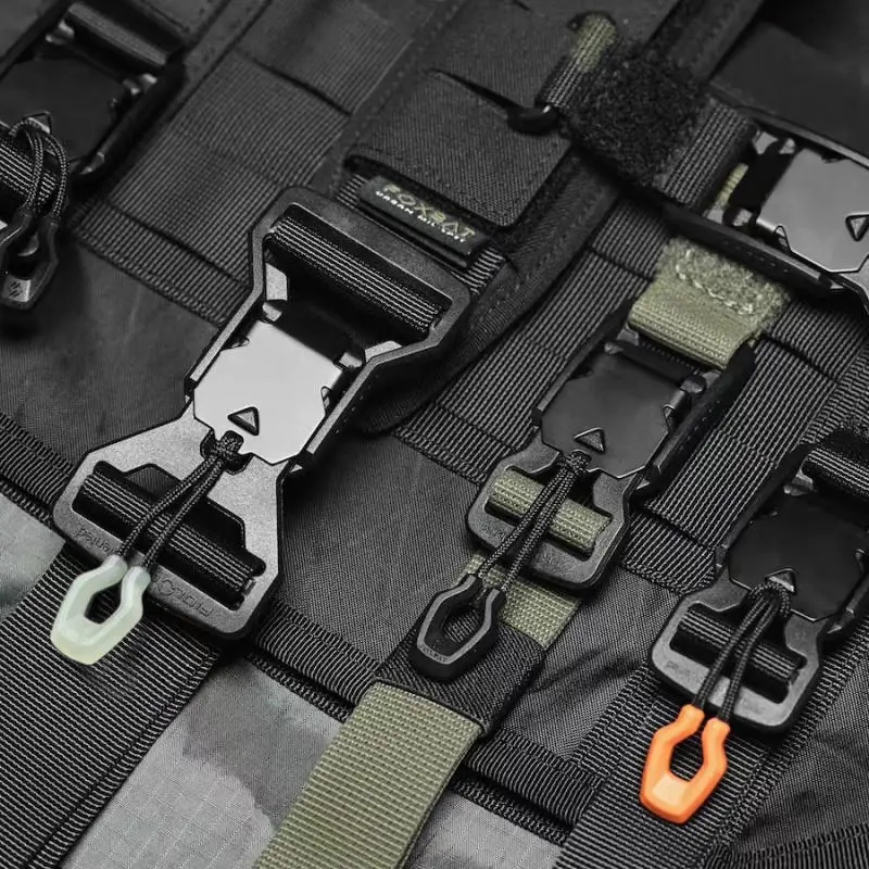 6pcs Backpack Zipper Tail Rope New Luminous Injection Molded Zipper Head Tail Rope Outdoor Self Luminous Zipper Tail Rope