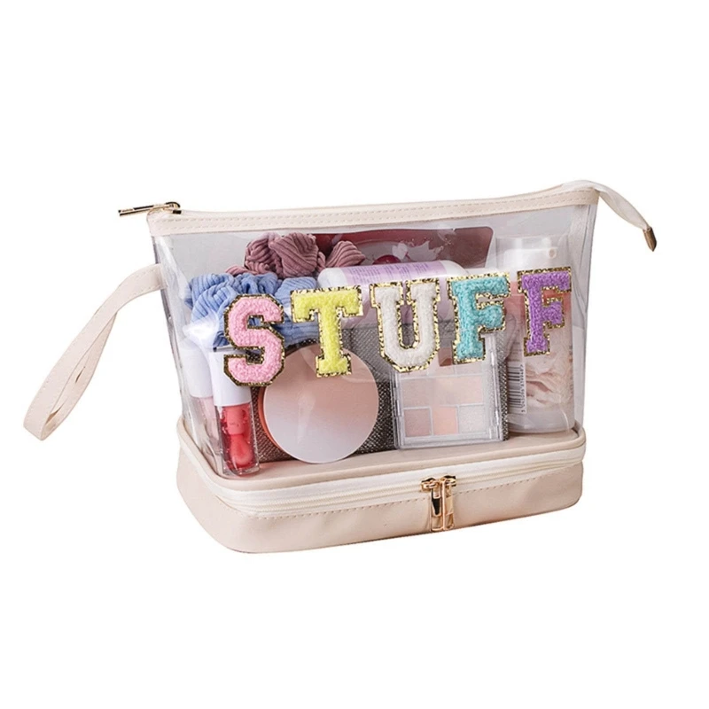Practical Multi compartment PVC Makeup Bag Storage for Beauty Lovers