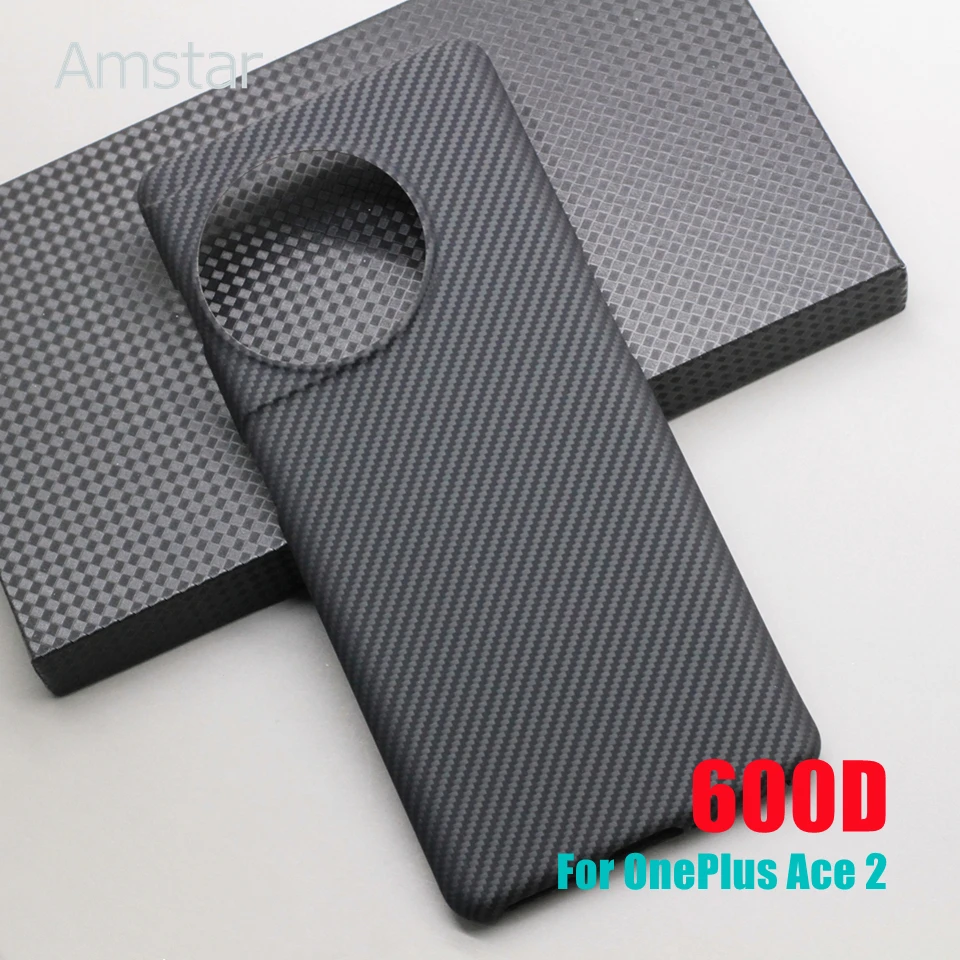 

Amstar 600D ультратонкое углеродное волокно для OnePlus Ace 2 Premium Aramid Fiber Anti-fall Business OnePlus Ace 2 чехол для телефона