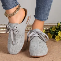 New Summer Shoes Classic Retro Baotou Slippers Fashionable Hollow Design Wedge Slippers Comfortable Outdoor Beach Shoes - Image 5