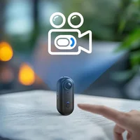 4K Mini Body Camera 1080P Wearable Camera 128GB Portable Video Recorder Camcorder Helmet Mount Vlogging With Rotatable Clip - Image 3
