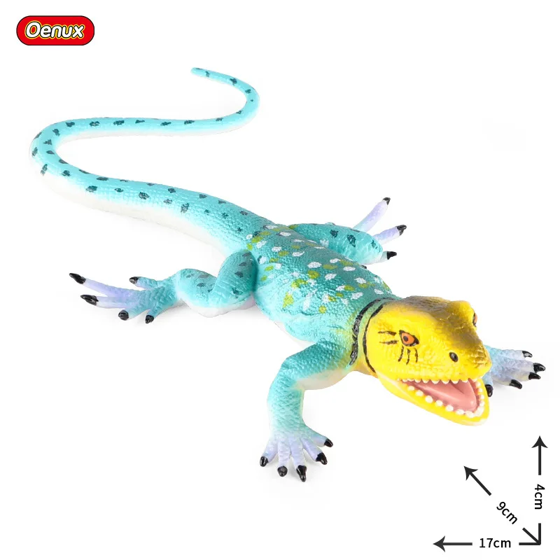 

Simulation Solid Reptile Model Toy Chameleon Lizard Ring-necked Lizard Children's Cognitive Amphibian Ornaments