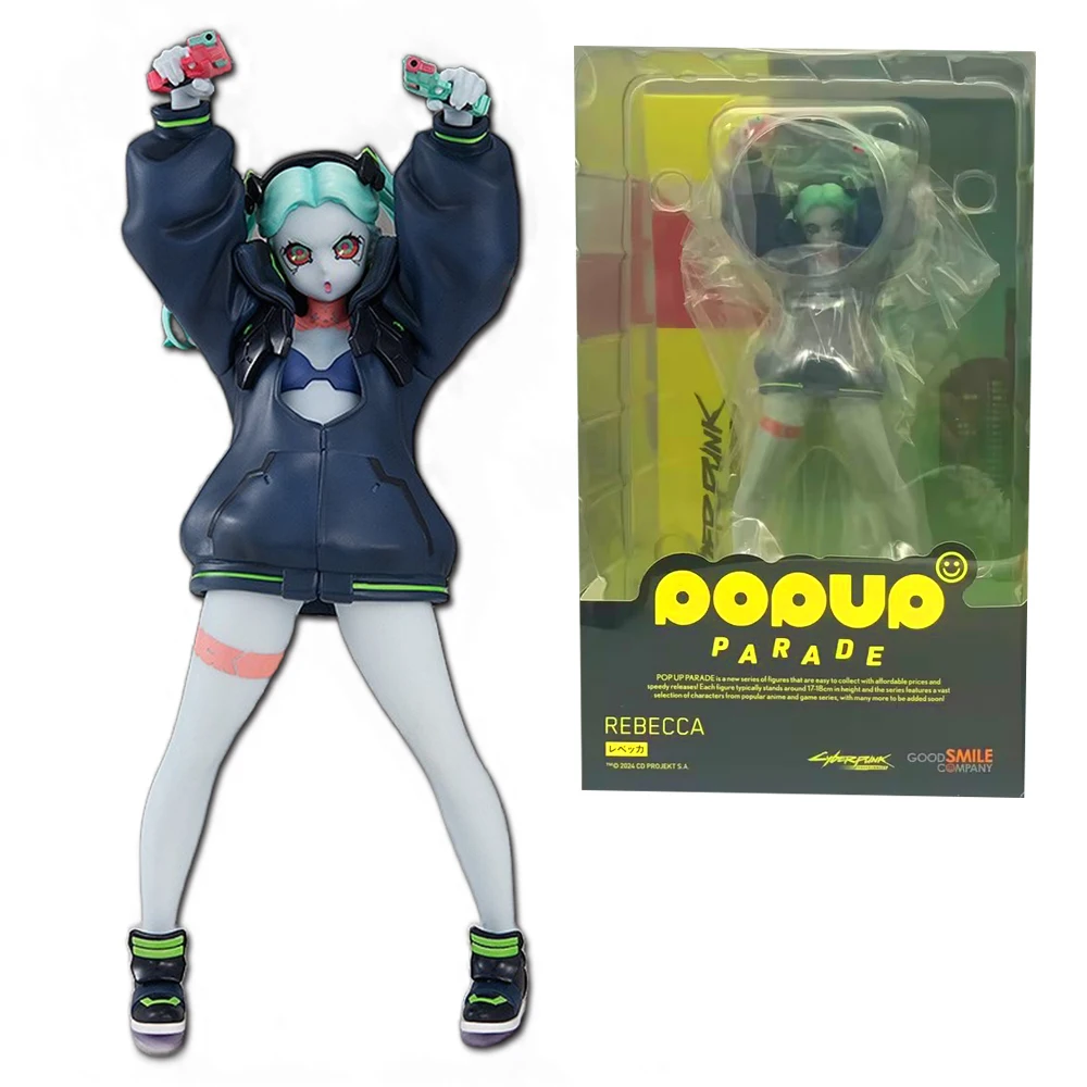 Anime Game Cyberpunk: Edgerunners Rebecca Figure Standing Model Toy Birthday Gift Collection Aciton Figure Desk Decoration Gift