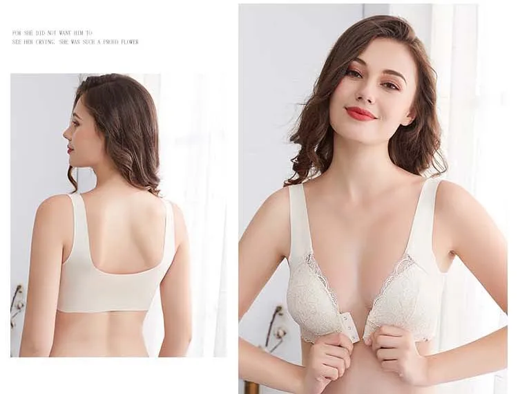 FANJIEJ Sora Bra 5d Shaping Push Up Seamless Front Closure India