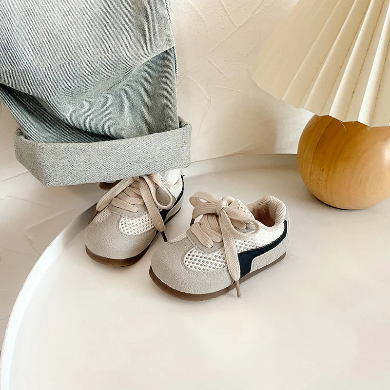 Breathable Mesh Kids Sneakers for School and Sports