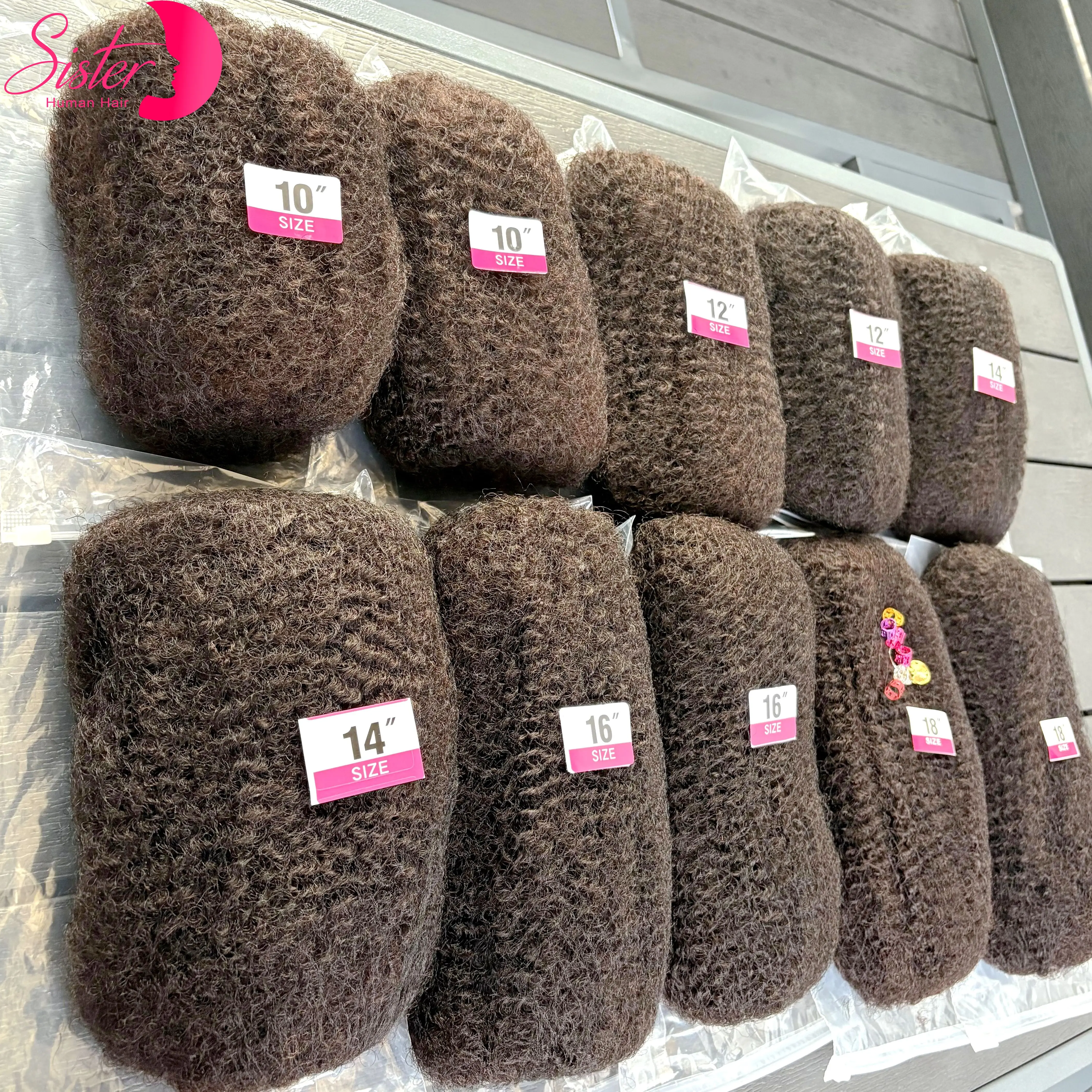 30 or 50g/Pack 10-18Inch 4C Afro Kinky Bulk Human Hair Extensions No Weft Brazilian Remy Bulk for Locs Micro Twist Braiding Hair 4