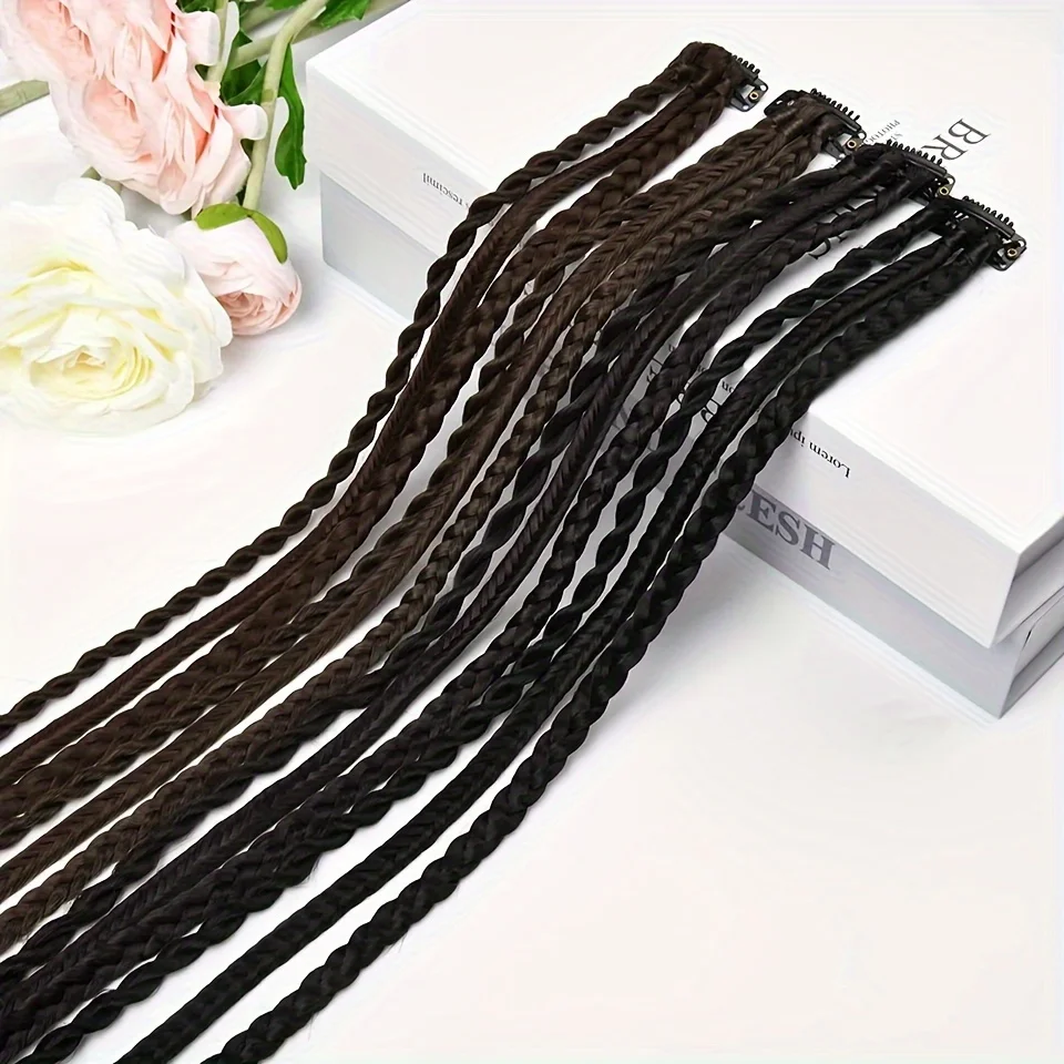 Synthetic Hair Extensions Triple Braid for Women