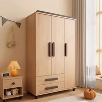 Nordic Child Organizer Wardrobe Storage Drawer Wood Kawaii Bedroom Wardrobe Clothes Apartment Roupeiro De Quarto House Furniture 1