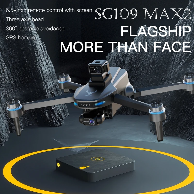 2025 Nuovo SG109 MAX2 GPS Drone Con Telecamera 8K 3-Axis Gimbal WIFI Laser Evitamento Ostacoli Schermo Remoto 5G FPV Brushless RC Dron - immagine 6