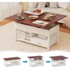 Lift Top Coffee Table,4 in 1Coffee Tables with Storage Cabinet for Living Room,Coffee Table with Lifting Top with Lift Tabletop 1