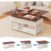 Lift Top Coffee Table,4 in 1Coffee Tables with Storage Cabinet for Living Room,Coffee Table with Lifting Top with Lift Tabletop 1