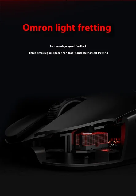 VXE MAD R major ゲーミングマウス8kブラック VXE MAD R MAJOR Gaming Mouse Wireless Dual 8k Polling Rate