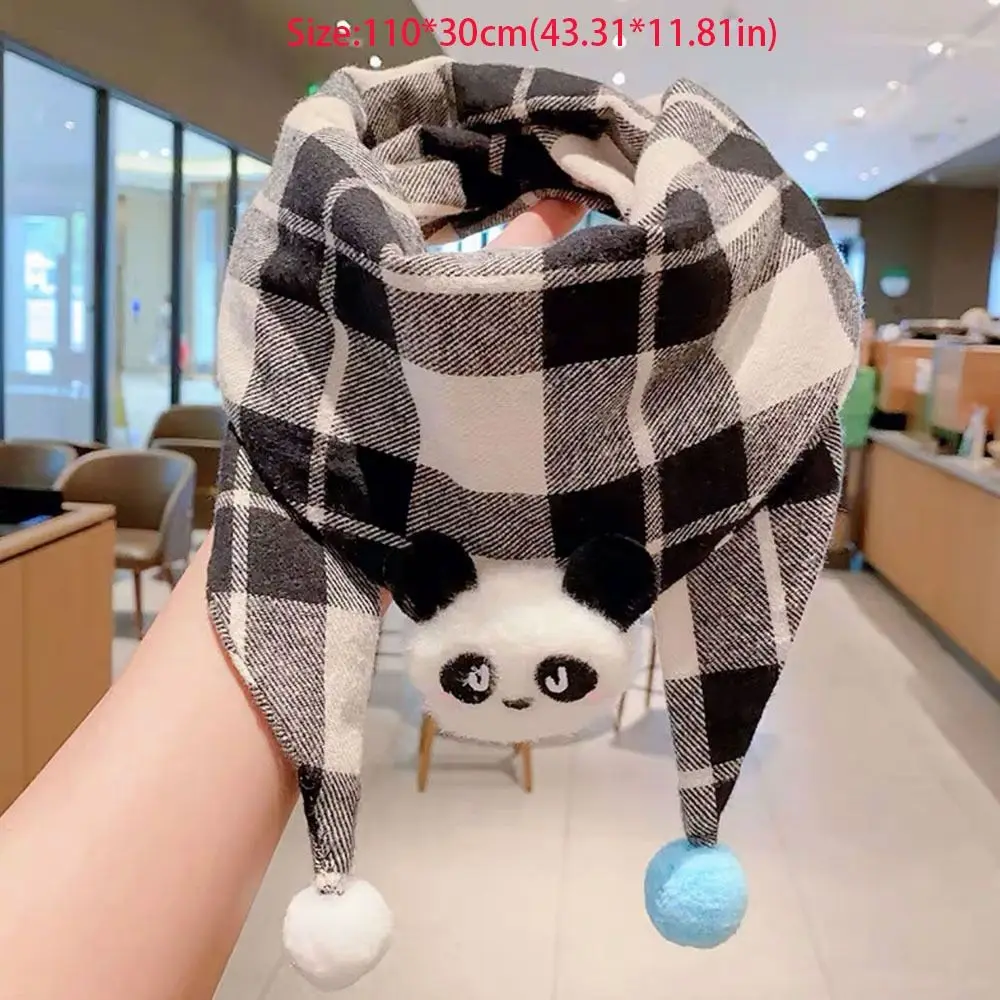 1-10 Years Old Winter Cotton Kids Winter Scarf Cute Warm Knitted Scarves Soft Windproof Neckerchief for Baby Boys Girls