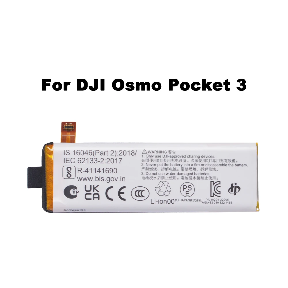 Replacement Battery 7.7V 875MAH For DJI Osmo Pocket 1 Pocket II 2 3 2ICP5/22/67 BHX212-1300-7.7 Camera Accessories action camera battery,rechargeable battery,camera battery