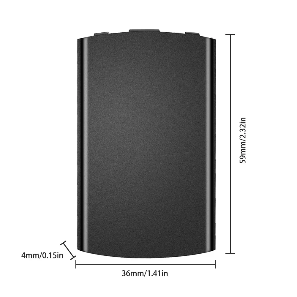 HD Digital Voice Recorder Mini Professional Dictaphone Ultra-Thin Safety Encrypt