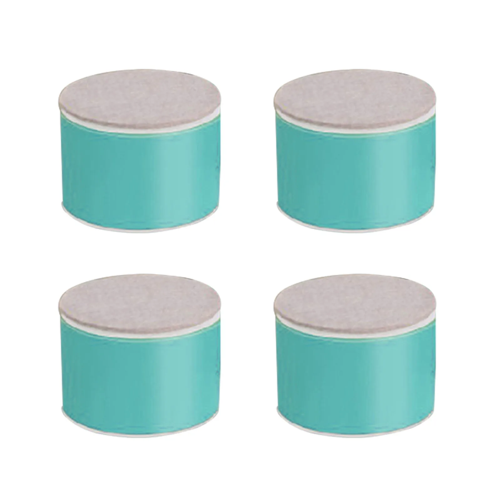 4pcs Chair Home Bed Furniture Feet Pads Breakfast Bar Non Slip Round Increase Height Self Adhesives Carbon Steel Easy Install |