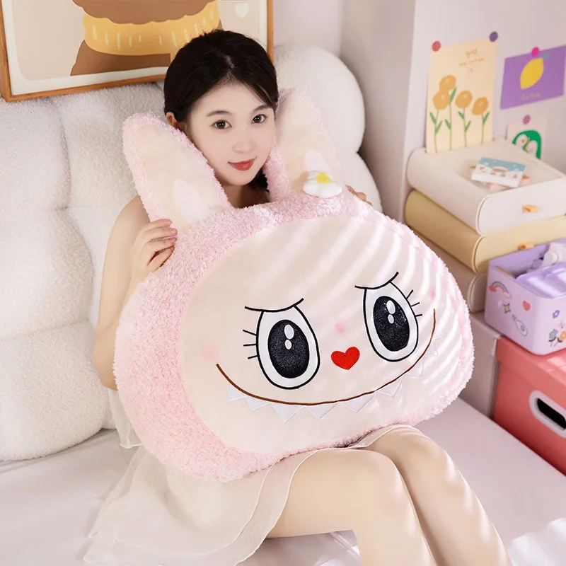 40-80cm Labubu Cushion Plush Bedhead Soft Cushion Sofa Pillow Home Decoration Girl Cushion Doll Kids Christmas Gifts 5