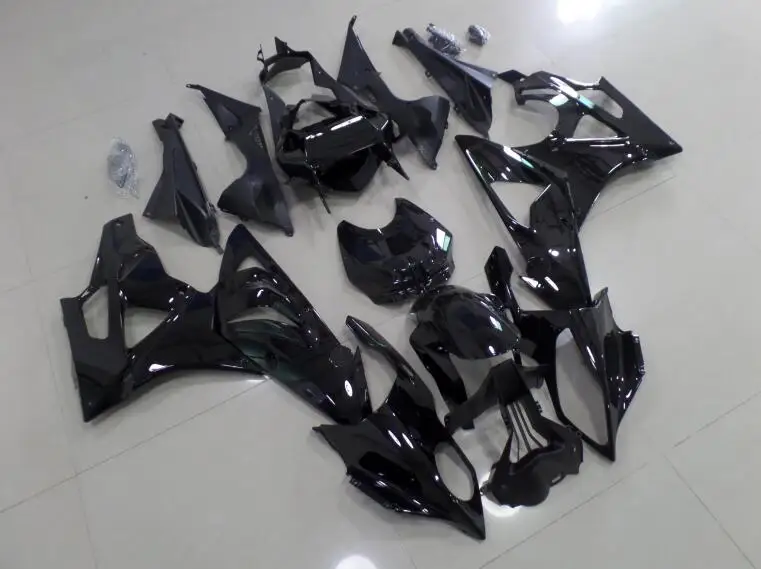 

Новый комплект обтекателей ABS, подходит для HP4 BMW S1000RR 2009 2010 2011 2012 2013 09 10 11 12 13 14, черный глянцевый Комплект кузова