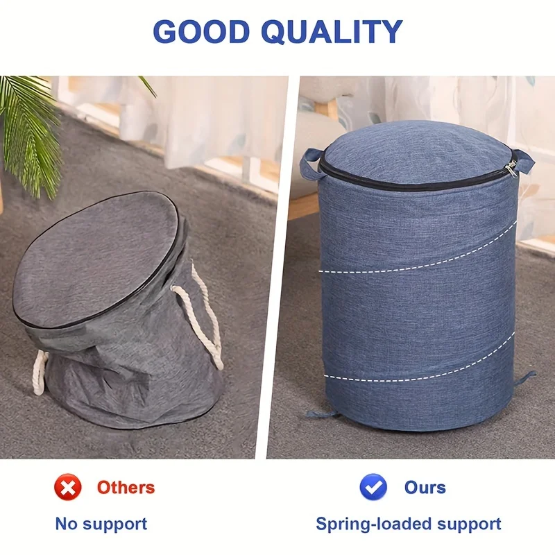 Children's Toy Storage Bag & Quick Clean-Up Mat for Building Blocks and Dolls