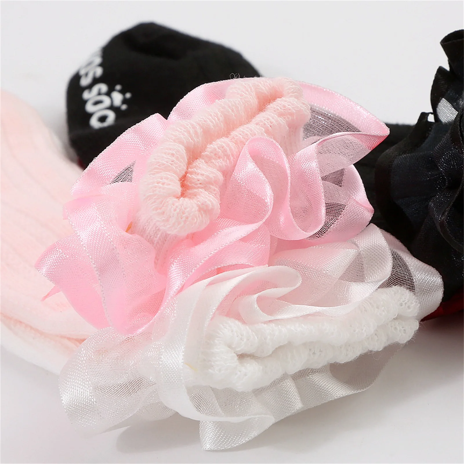 Baby Girls Sweet Ankle Socks Spring Summer Cotton Blend Ruffled Trim Laciness Princess Socks for Party Wedding Travel Leg Warmer images - 6