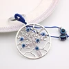 Turkish Blue for Evil Eye Beads Pendant Wall Hanging Decor Lucky Keychain Garden Home for Protection Car Blessing 5