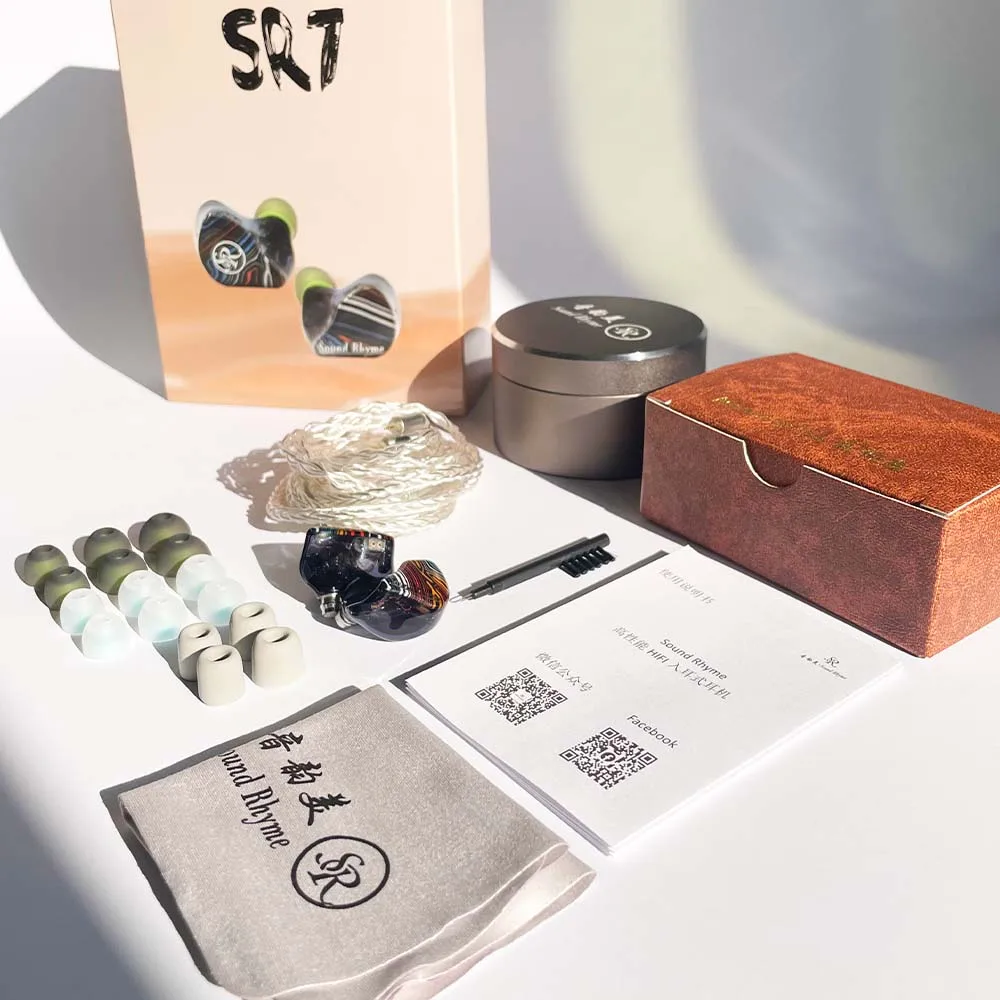 Sound Rhyme SR7 HIFI In-Ear Earphones 1DD+6BA Hybrid Music Stereo Bass 4-Level Tuning Switches Professionally IEMs Headphone 5