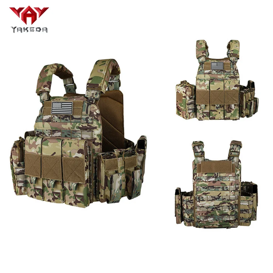 Camouflage Training Vest for Outdoor Hunting and Tactical Use