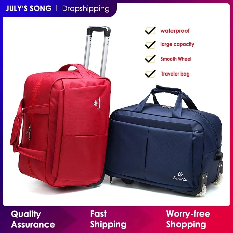 Lo mejor maletin portadocumentos con ruedas - Rolling Luggage 2022 -  Aliexpress