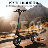 Trottinettes électriques ROVORON S7 5000W à double moteur 84V 37.1Ah 100km/h, déverrouillage par application, suspension réglable, trottinette électrique pliable pour adultes, cyclisme tout-terrain 6