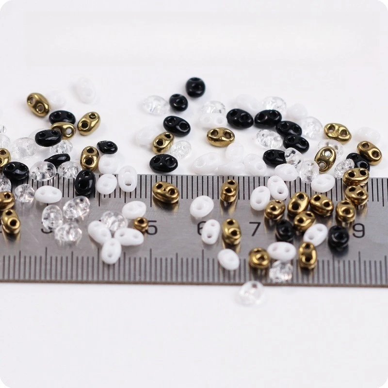 2.5X5mm 모조 체코 피그노즈 글라스 라이스 비즈 변색방지 DIY 핸드메이드 비딩 재료 특수형 비즈 액세서리
