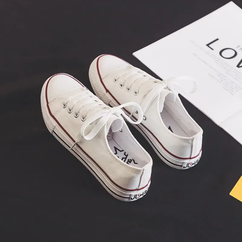 Low-top classic white and red